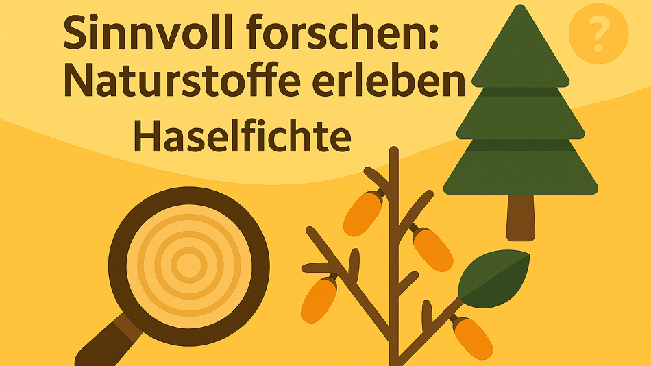 Darstellung zum Erforschen von der Haselfichte