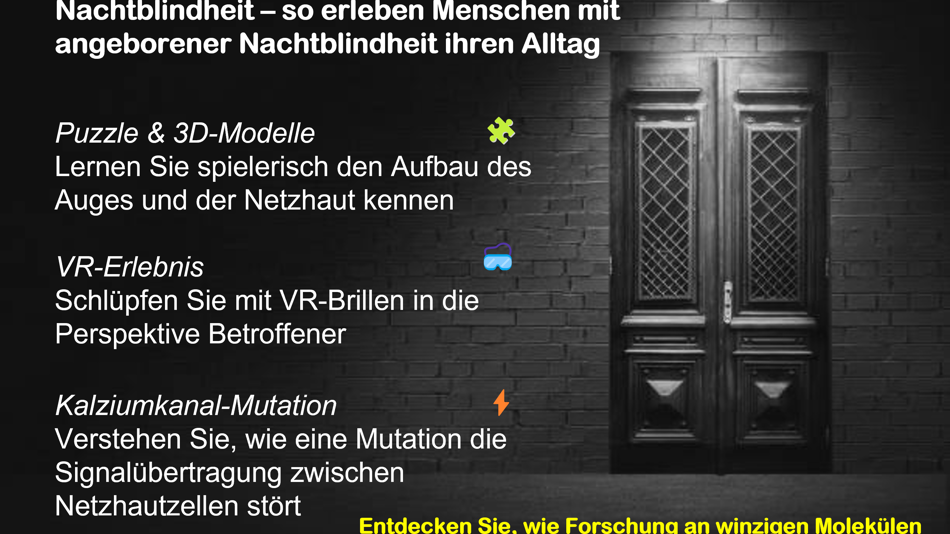 Darstellung zur Nachtblindheit