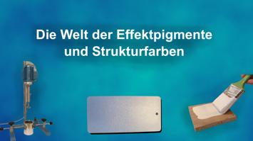 Darstellung zu "Die Welt der Effektpigmente und Strukturfarben"