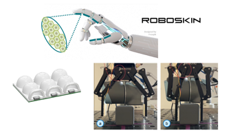 Taktile Sensorhaut für Roboter