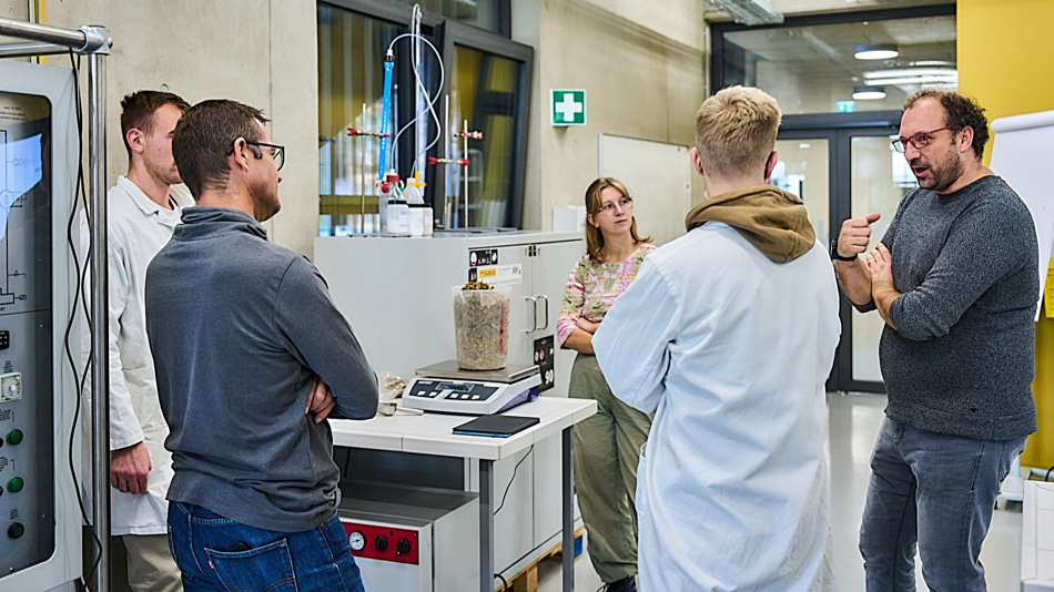 Technikum am Campus Wieselburg mit Studierende