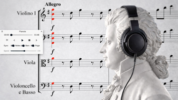 Digitale Mozart-Edition, Audiosynchronisierung