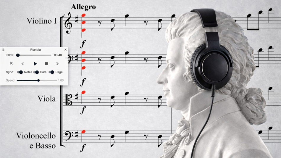 Digitale Mozart-Edition, Audiosynchronisierung