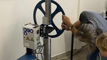 Spritzgussmaschine im Einsatz