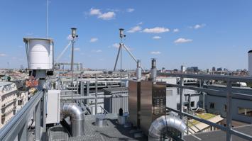 Aerosolphysiklabor am Dach der Fakultät