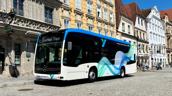 Neuer E-Bus der Stadtbetriebe am Steyrer Stadtplatz