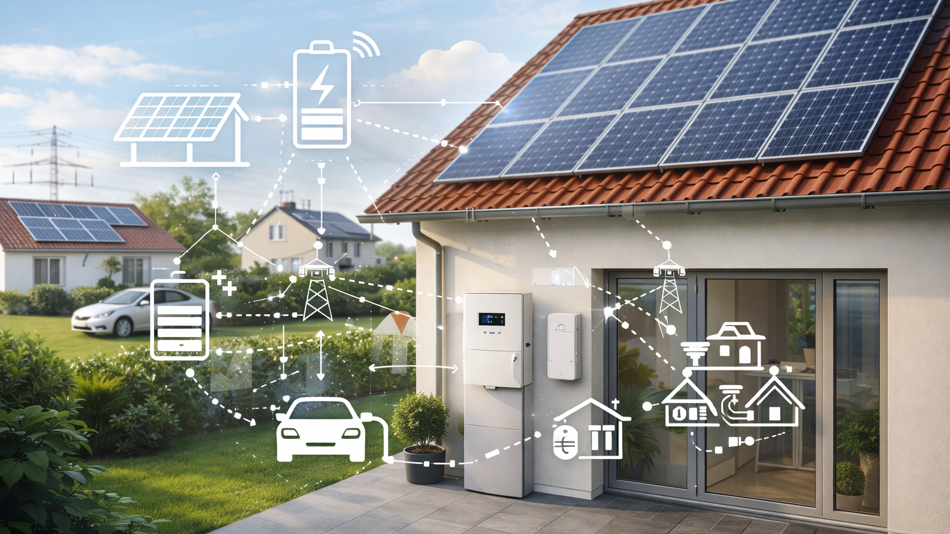 Persönliches Energiesystem - Illustration