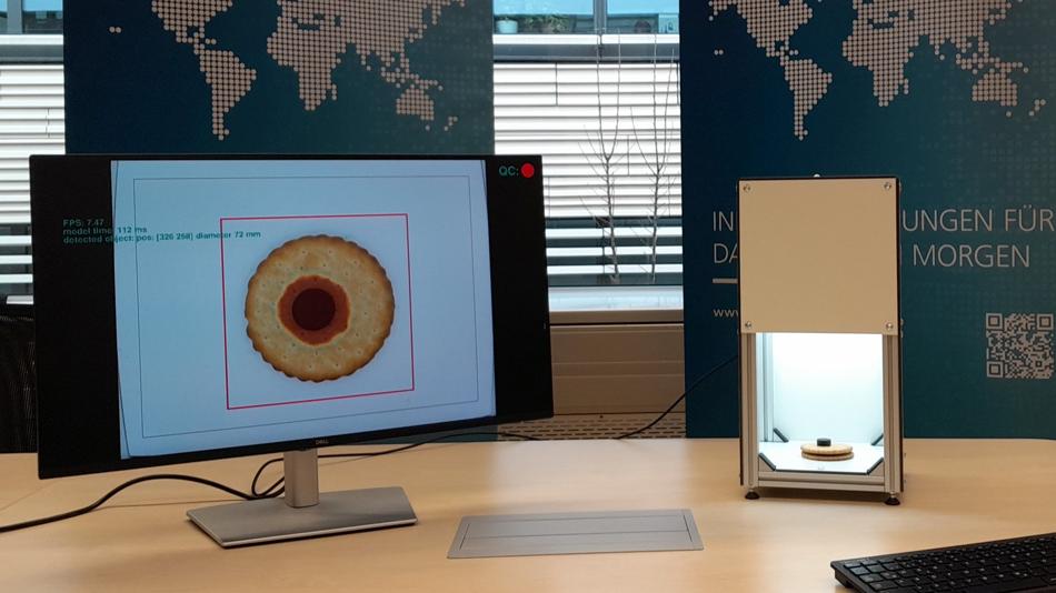 So sieht der Keksdemonstrator aus