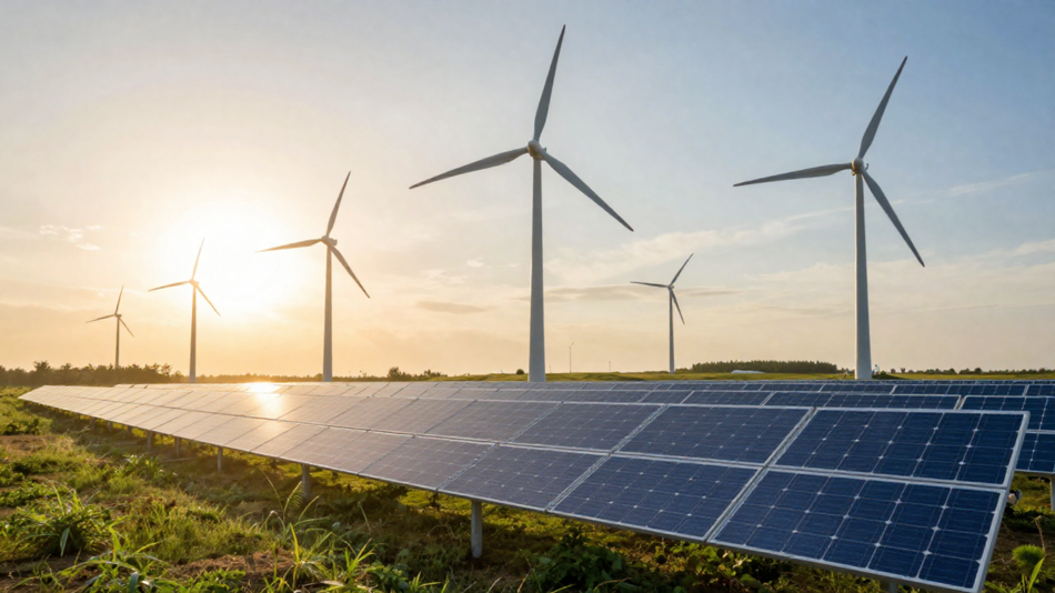 Windräder, Photovoltaikanlage