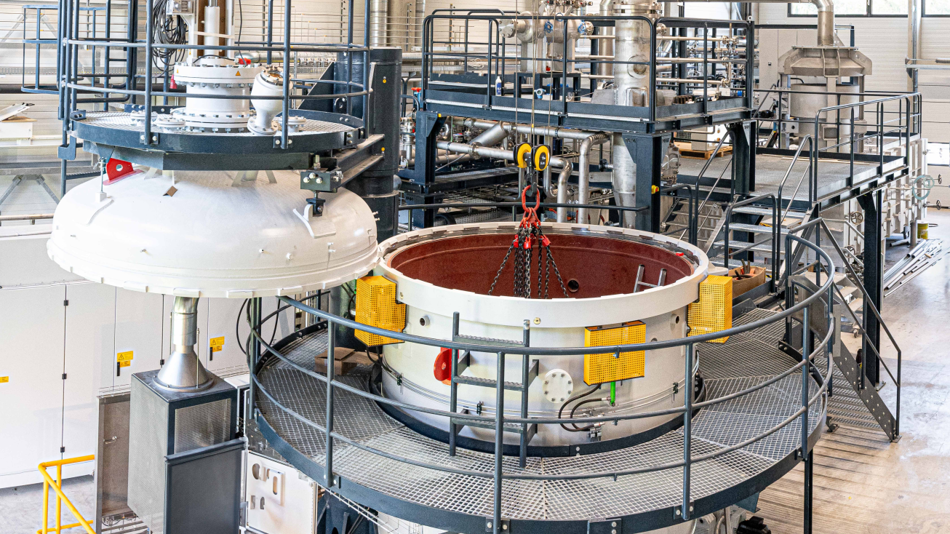 Innenansicht des Forschungszentrums für Wasserstoff und Kohlenstoff