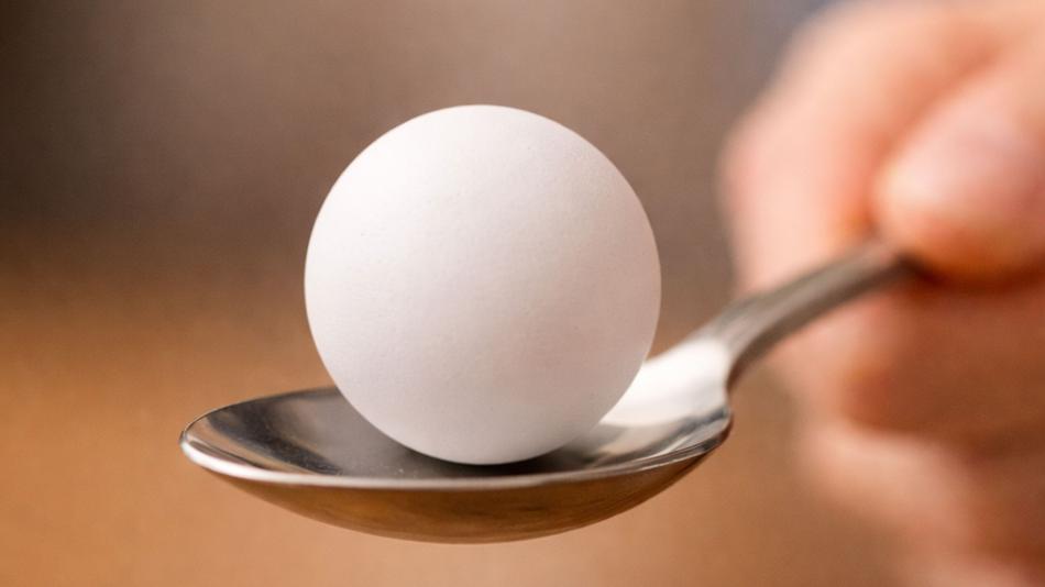 Handlungsvorstellungen Tischtennisball balancieren