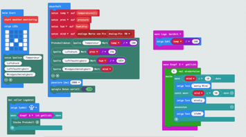 Ein Code eines micro:bit