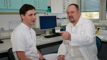 Untersuchung von Proben im Zentrallabor