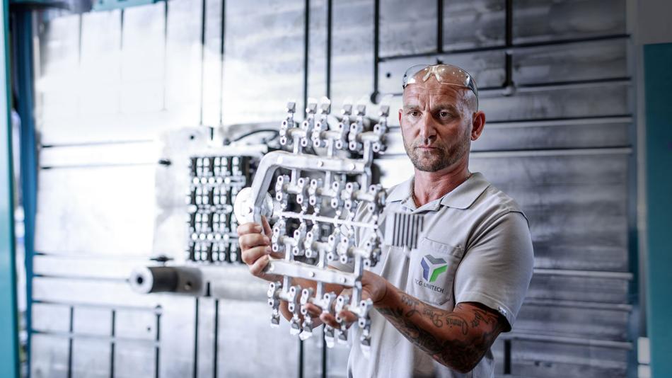 Mitarbeiter mit Werkzeug