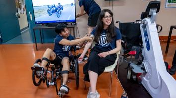 Radfahren mit funktioneller Elektrosimulation (FES)