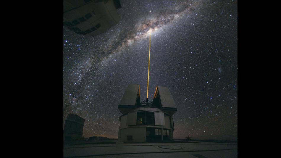 Laser Towards Milky Ways Centre