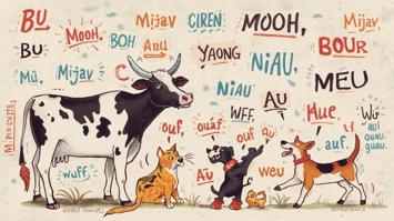 Tiere und ihre Laute in verschiedenen Sprachen