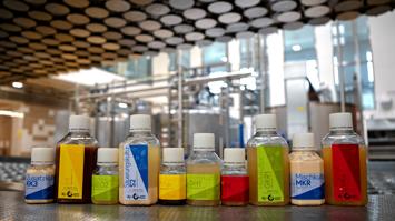 Gefäße mit Kulturen