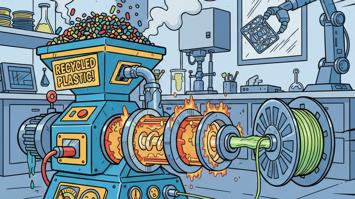 Extruder zur Filamentproduktion