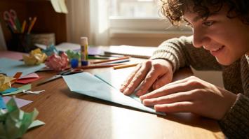 Papierflieger basteln