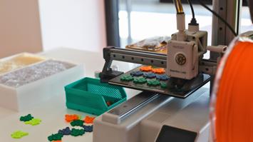 Vom Rohstoff zum Filament für den 3D-Druck.