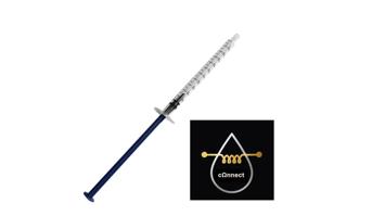 Spritze mit leitfähigen Kleber