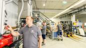 Vom Produktionsabfall bis zum versandfertigen Filament wird die gesamte Wertschöpfungskette am Firmenstandort in Krems abgebildet