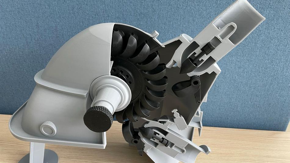 3D Modell einer Peltonturbine