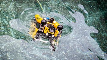 Tauchroboter zur Unterwasserinspektion