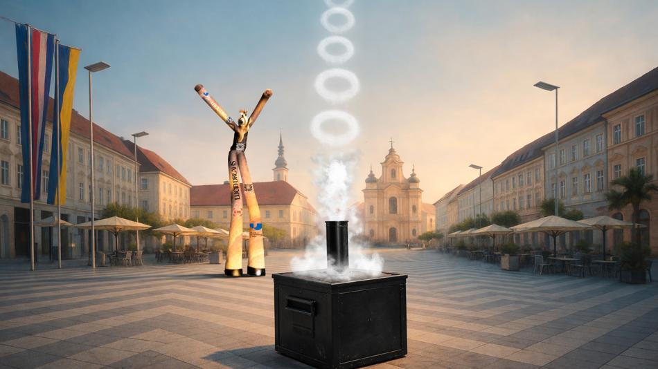 Lucid Dreams happy [30] Palace ART in Public SPACE Performance (digitales Mockup)