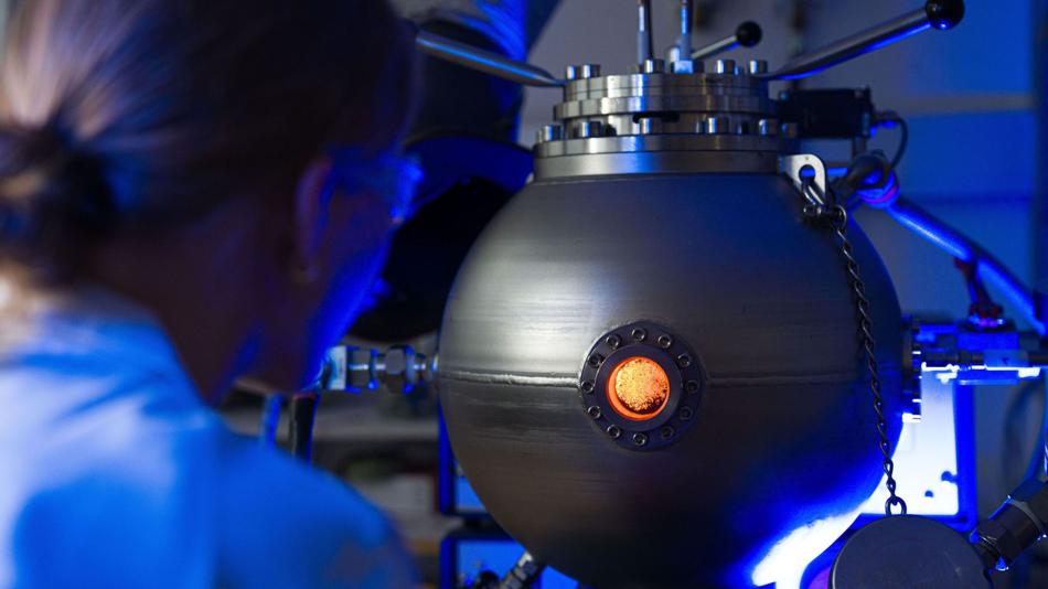 20 Liter Apperatur, Prüfung von Explosionsfähigkeit