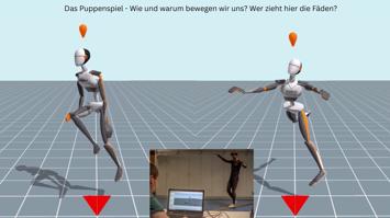 Messsysteme zur Bewegungsanalyse - mit Xsens werden eure Bewegungen per Sensoren erfasst und als 3D-Figur dargestellt