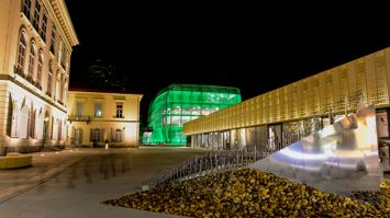 KUG Campus bei NAcht