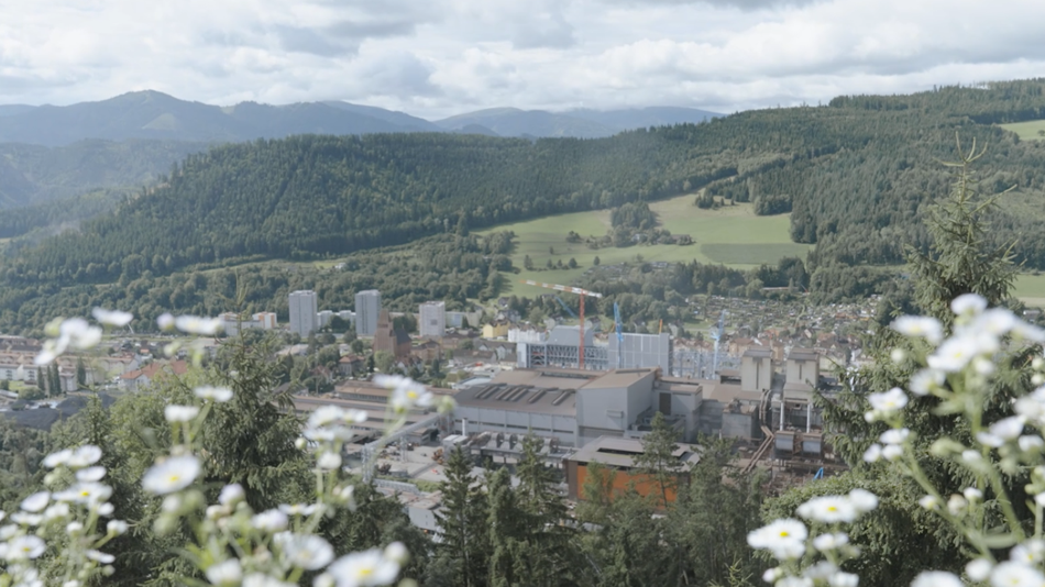 Blick auf den voestalpine Standort Leoben/Donawitz