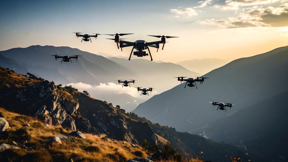 Drohnenschwarm