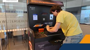 Zusammenbau der Schienenbefestigung