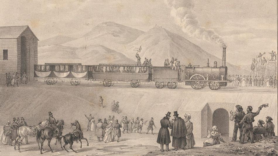 1837: Erste Probefahrt mit einem Dampfwagen in Österreich